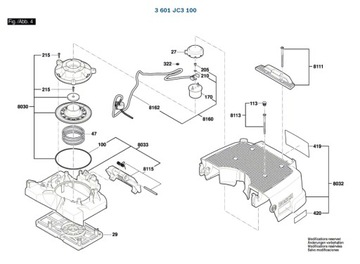 Монтажный комплект для пылесоса BOSCH GAS35MAFC 100