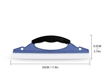 ВОДЯНАЯ СКРЕБКА ДЛЯ ОКОН, ДУШ ДЛЯ ТЕЛА, СИЛИКОНОВАЯ СТИРКА, 30 СМ!