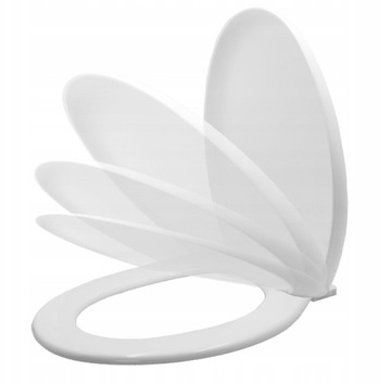 WAVE Сиденье для унитаза с плавным закрыванием, белый