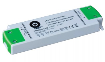 БЛОК ПИТАНИЯ POS 30Вт 2,5А 12В IP20 FTPC30V12-D