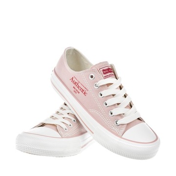 TRAMPKI damskie buty BIG STAR tenisówki klasyczne różowe niskie NN274239 36