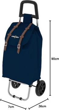 Умная темно-синяя сумка-тележка для покупок Colombo HIT, как argo gimi