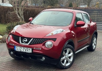 Nissan Juke I SUV 1.6i 117KM 2011 Nissan Juke Salon PL 1,6 117KM Climatronic Bezwypadkowy Serwis 1.6 Benzyna