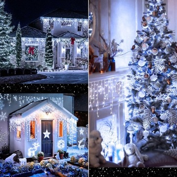 Сосульки FLASH WHITE Cold 300 LED + FLASH