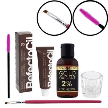 ZESTAW HENNA REFECTOCIL 3.O OXYDANT PĘDZEL