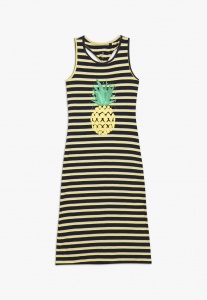 Namelt sukienka w paski ananas roz38 jak nowa