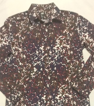 koszula męska EUR S H&M koł 38/39 kolorowa hawajska wymiary podane w opisie