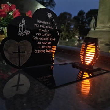 СОЛНЕЧНЫЙ ФАКЕЛ СВЕТОДИОДНАЯ СТАТУЭТКА СЕРДЦА ДЛЯ КЛАДБИЩА МОГИЛА БОЛЬШАЯ