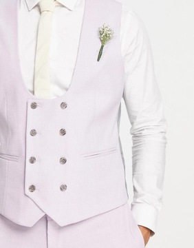 ДВУХКОРИЧНЕВЫЙ ФИОЛЕТОВЫЙ ПАСТЕЛЬНЫЙ ЖИЛЕТ 38 ОБЫЧНЫЙ AS8