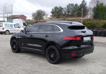 Jaguar F-Pace SUV 3.0 TDV6 300KM 2016 Jaguar F-Pace 3.0D 300KM Automat Led Skora Navi Bezwypadkowy Zarejestrowany, zdjęcie 14