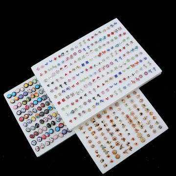 36/100 пар женщин девушка звезда акрил сердце любовь пластик