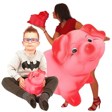 DUŻA SKARBONKA ŚWINKA DLA DZIEWCZYNKI DO ROZBICIA