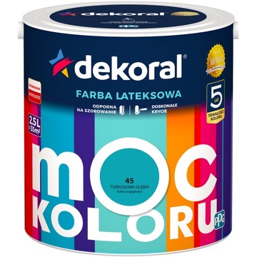 AKRYLIT W TURKUSOWA GLEBIA 2,5 L
