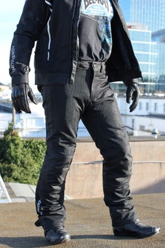 КУРТКА ADRENALINE MESHTEC БРЮКИ летний МОТОЦИКЛНЫЙ КОСТЮМ черный XL