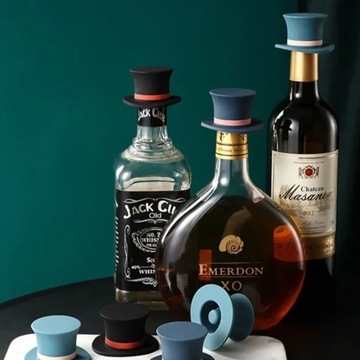 KOREK DO WINA ZATYCZKA DO BUTELKI BUTELEK WIN ALKOHOLU ELEGANCKI STOPER 3x