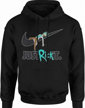 BLUZA MĘSKA Z KAPTUREM RICK I MORTY JUST IT R. XXL