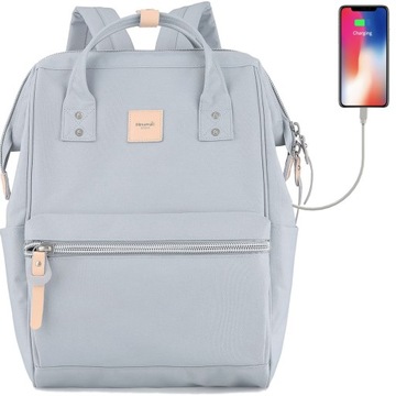 Plecak do samolotu wizzair Himawari Sorrel HM1881 na laptopa 13,3 USB g.sza