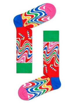 Happy Socks zestaw 4 pary XSAN09-0100 r.36-40 MEGA