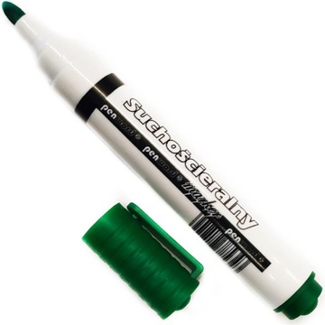 МАРКЕРЫ 4 ШТ. СУХОЕ СТИРАНИЕ - ГУБКА С МАГНИТОМ