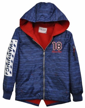 18 Kurtka granat PARKA ocieplana Wiosna (104 110 116 122 128 140 146) r 134