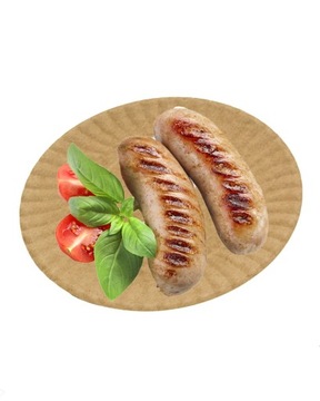 Ekologiczne talerze papierowe 18cm - 100 sztuk EKO