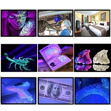 СВЕТОДИОДНЫЙ ФОНАРИК UV 100 ДЛЯ БАНКНОТ KLIMA AMBER LED + СТЕКЛА