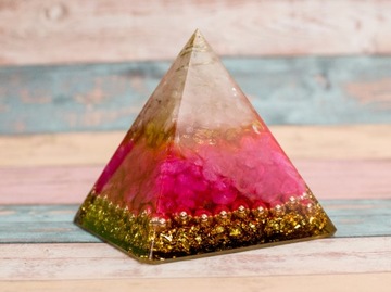 ПИРАМИДА ОРГОНИТ ЦИТРИТ КРИСТАЛЛ МЕДЬ ДЕРЕВО ЖИЗНИ БЛАГОСОСТОЯНИЕ 6см