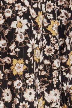 Bluzka z wiskozy damska B.YOUNG czarna w kwiaty 36