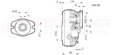РЕДУКТОР BMR GR2 10кВт 95001 Н.1/Н.2: 3,5 ОБ.