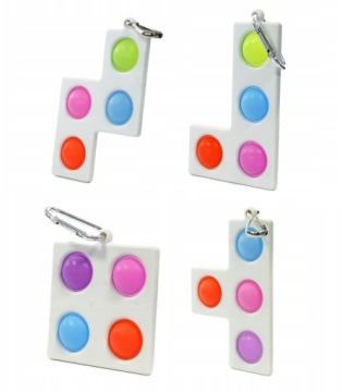 БРЕЛОК ДЛЯ БРЕЛОК ПРОСТОЙ DIMPLE POP IT PUSH BUBBLE