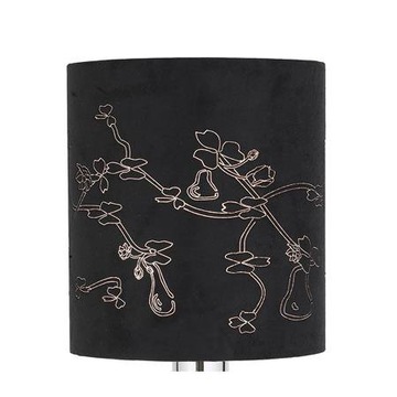 Duży czarny abażur do lampy stołowej DECOR