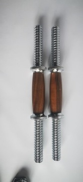 Гантели Proiron регулируемые хромированные, неполные.