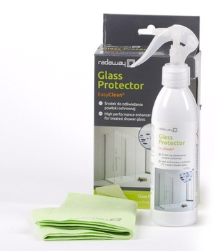 Płyn radaway 0,25l odnowa powłoki EASY CLEAN kabiny prysznicowej+ściereczka