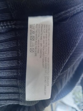 Bluza męska L MOUINTAIN BEACH LAND FAT FACE szara ze sójką bawełna 100%