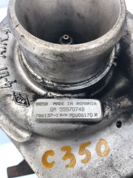 Турбина турбокомпрессора Opel Astra J 2.0 CDTI Insignia A 160 165KM 786137