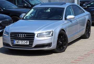 Audi A8 D4 Sedan Facelifting 4.2 TDI 385KM 2014 Audi A8 4,2 TDi Night View Webasto ACC Solar HUD Matrix 360° 4xGrzany Fotel, zdjęcie 28