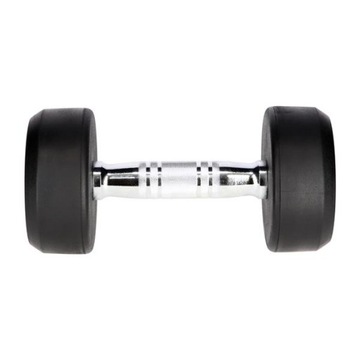 Hantelki fitness 6kg GUMOWANE okrągłe obciążenie na ręce HMS