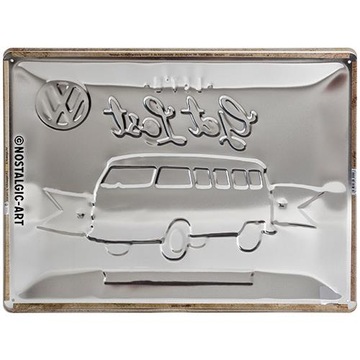 Постер 30 см х 40 см VW Bulli - Давайте заблудимся