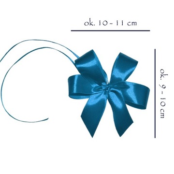 Декоративный БАНТ, ПОДАРОК, атласная лента - 15 шт.
