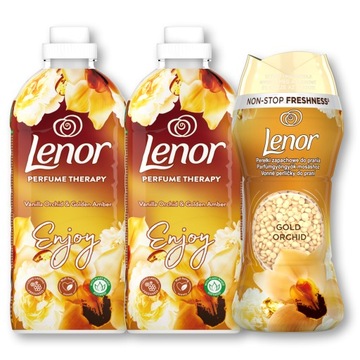 Lenor Płyn do płukania Orchid x2 Perełki zapachowe