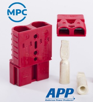 Złącze Anderson SB120 RED + 2x PIN 13,3 mm²