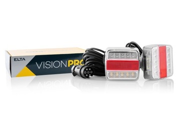Lampy tylne LED 12V Przyczepy Przyczepki MAGNES