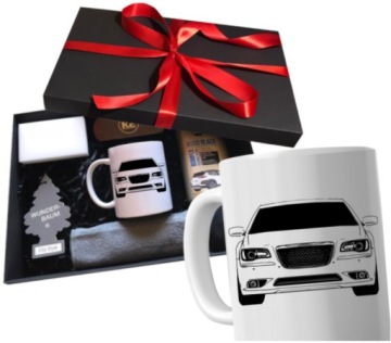 Pro řidiče auta Chrysler dárek pro muže vánoční krabička hrnek