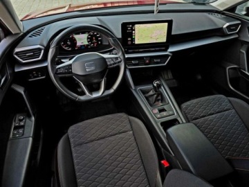 Seat Leon III Hatchback Facelifting 1.5 EcoTSI 130KM 2020 Seat Leon 1.5TSI 130KM FR Navi System Kamera cofania Pakiet ZIMOWY Oswietl, zdjęcie 20