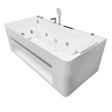 WANNA Z HYDROMASAŻEM I FUNKCJĄ AUTOCLEAN PROSTOKĄTNA Z KONGLOMERATU 150X75