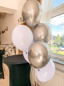 BALONY LILIOWE WRZOSOWE ŚLUB CHRZEST ROCZEK 10 SZT