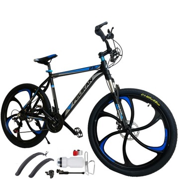 ГОРНЫЙ ВЕЛОСИПЕД MTB 26 ДЮЙМОВ PELIKAN ALURAMA SHIMANO СПЛАВНЫЕ ОБОДА ПОДВЕСКА 21 ПЕРЕДАЧА