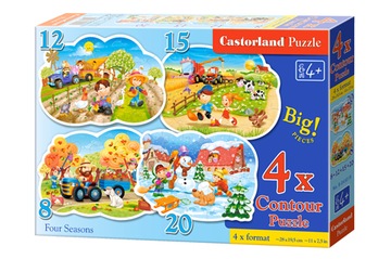 CASTOR PUZZLE 8-12-15-20 FOUR SEASONS FOUR SEASONS