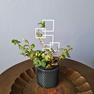 ПОДСТАВКА ДЛЯ ЦВЕТОВ ЛЕСТНИЦА ПЕРГОЛА БЕЛАЯ 27см