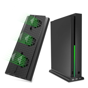 na konsolę Xbox One X pionowa podkładka chłodząca Host uchwyt stojak~18404